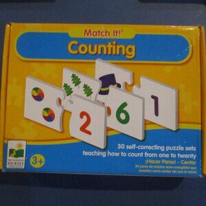 Learning Journey: Match It! Counting 30 Piece Self-Correcting Number Puzzle